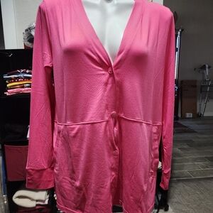 Elegant Fuchsia Long Sleeve Top